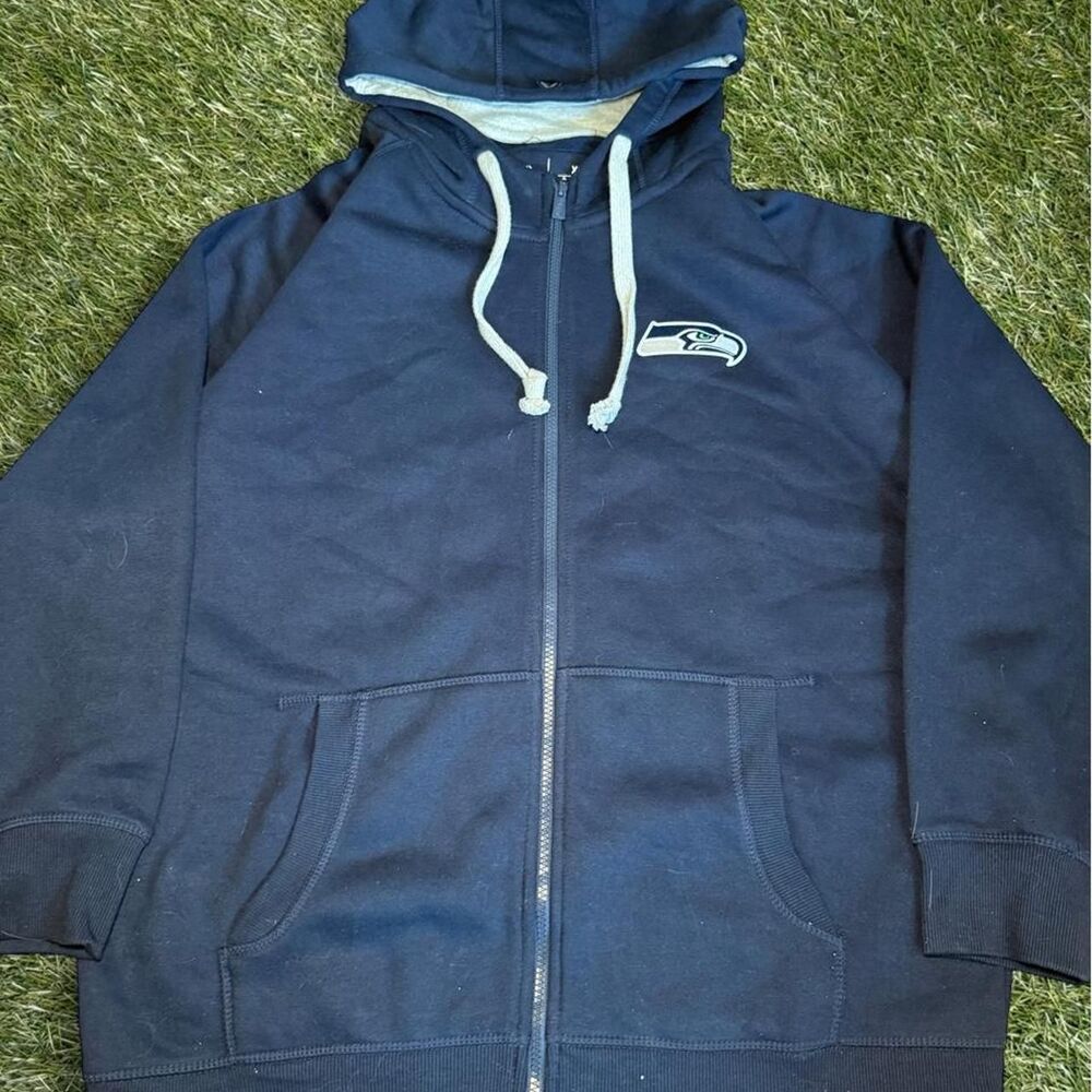 Nfl Men's Navy and Black Hoodie